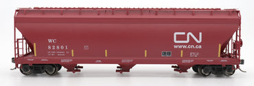 HO ACF 4650 CU FT 3-Bay Hopper: Wisconsin Central (CN) #87038