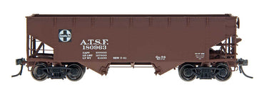 HO AAR Alternate Standard 2-Bay Open Top Hopper: Santa Fe #180963