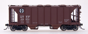HO 1958 CU FT 2-Bay Covered Hopper: ATSF #181723
