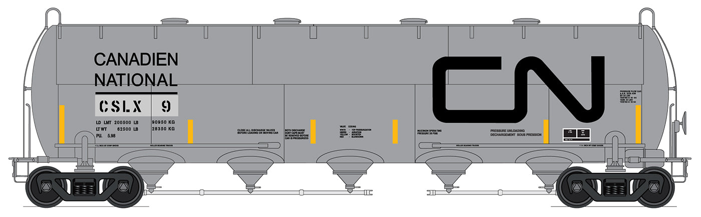 HO Pressure Flow Hopper: Holcium Canada #15