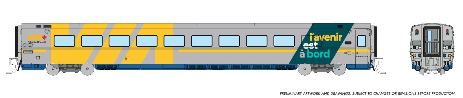 N LRC Coach: VIA Rail Canada (The Future Is On Board)