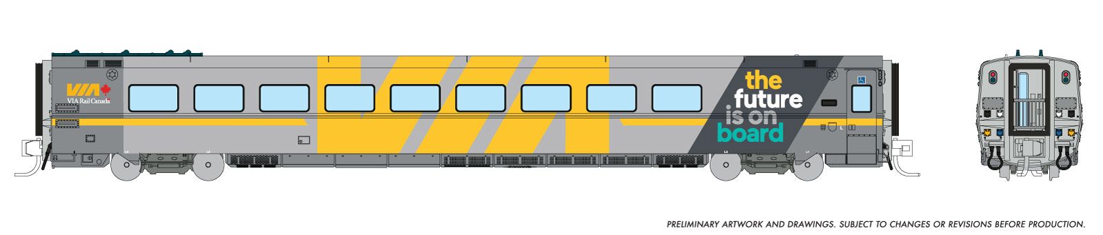 N LRC Business Class Coach: VIA Rail Canada (The Future Is On Board)