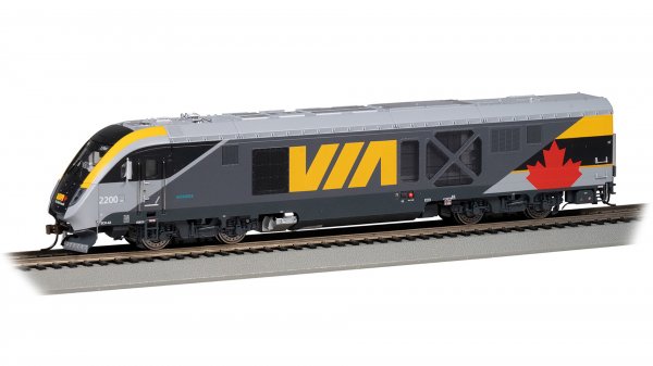 HO Siemens Venture Train Set: VIA Rail Canada (Locomotive + 6 Cars)