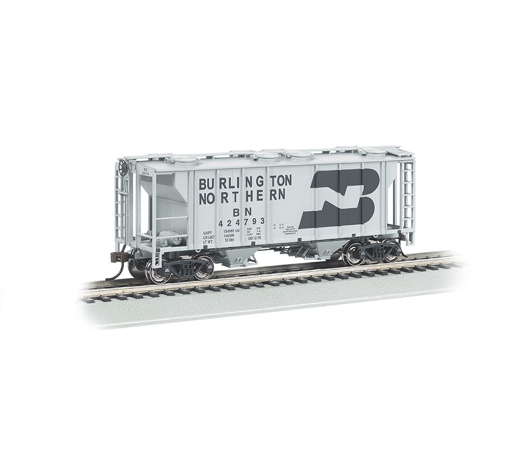 HO PS-2 Two-Bay Covered Hopper: Burlington Northern #424793