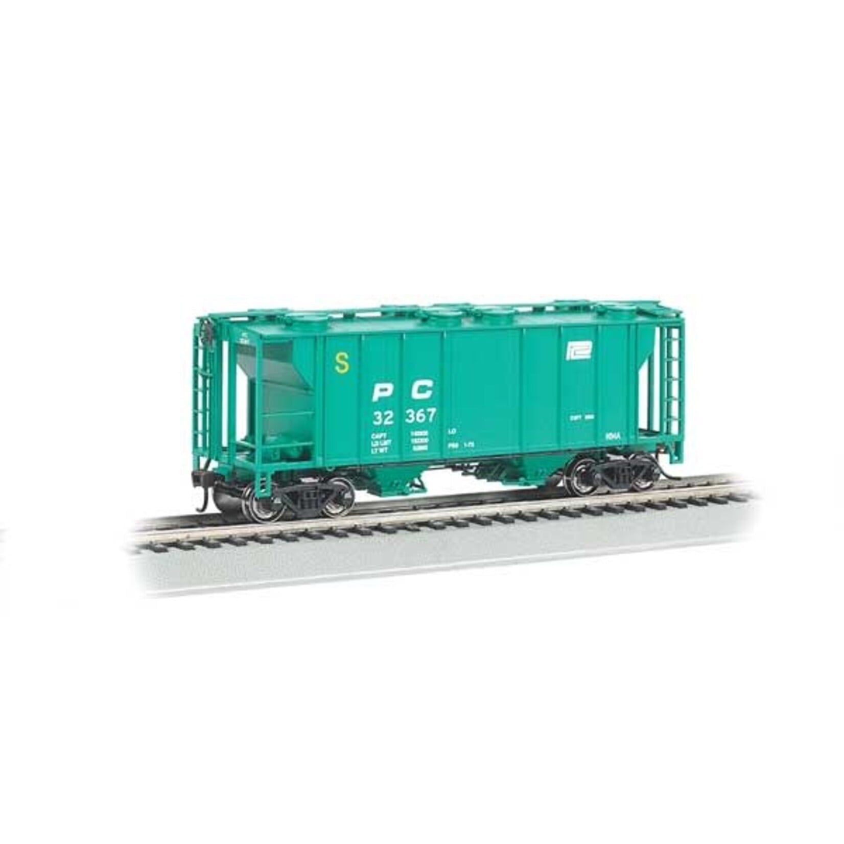 HO PS-2 Two-Bay Covered Hopper: Penn Central #32367