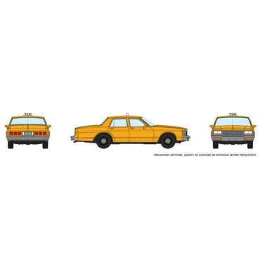 1:87 Early 1980s Chevrolet Impala: Taxi