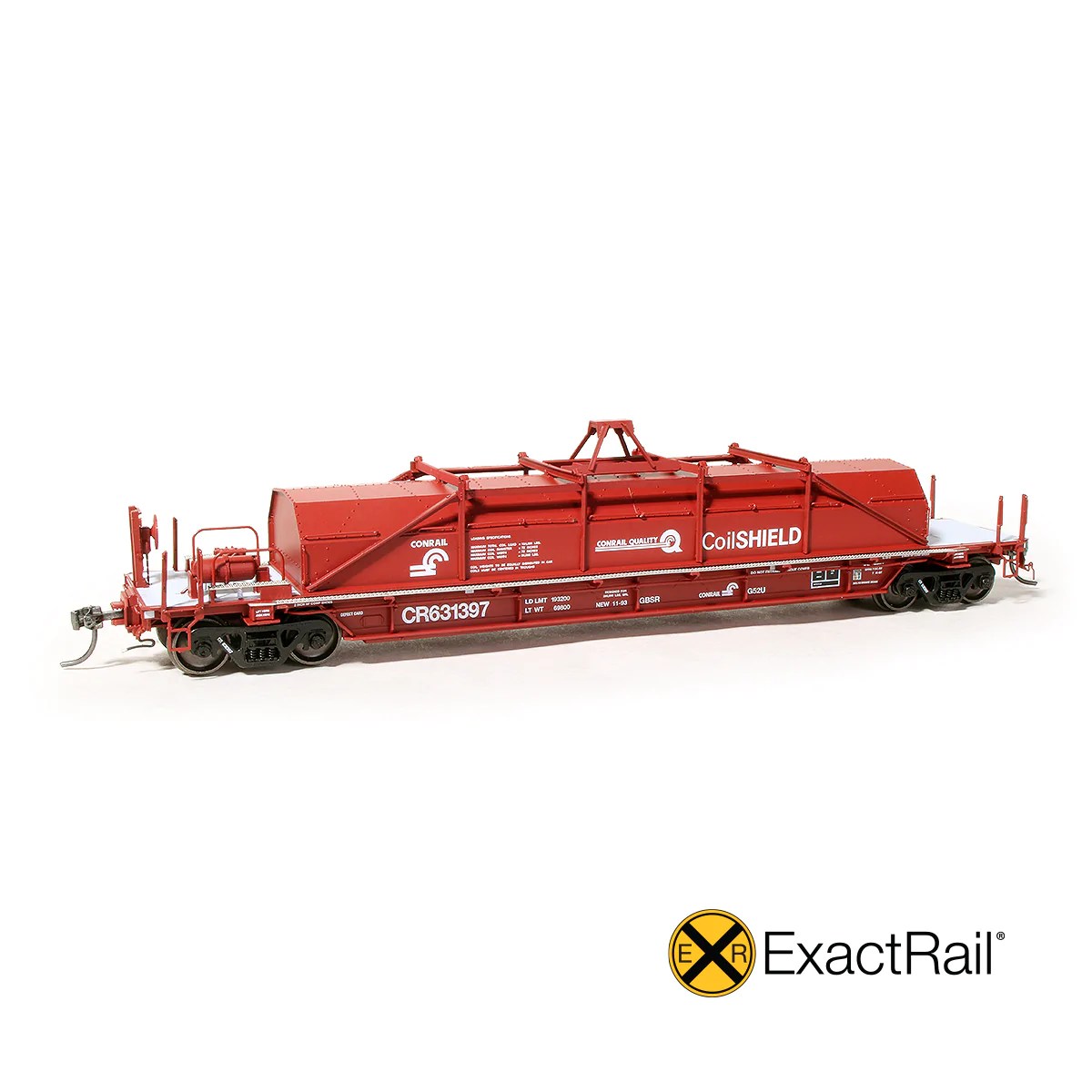 HO Thrall 54ft CoilShield Coil Car: Conrail #631328