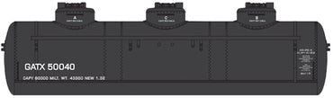 HO 36' 3-Dome Tank Car - General American (GATX) #50040