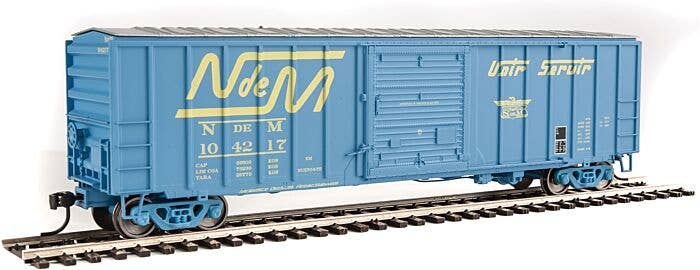 HO 50' ACF Exterior Post Boxcar - National Railways of Mexico #104042