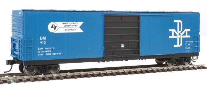HO 50' Evans Smooth-Side Boxcar - Boston & Maine #910