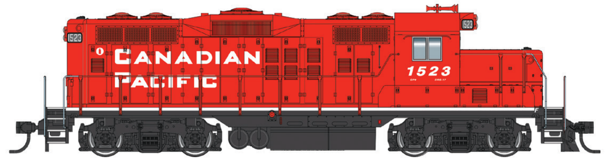 HO EMD GP9 (DCC/Sound): CP #8207
