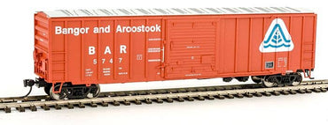 HO 50' ACF Exterior Post Boxcar - Bangor & Aroostook #5747