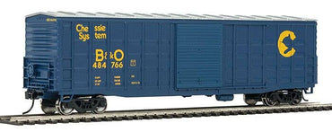 HO 50' Waffle-Side Boxcar - Chessie System B&O #484766