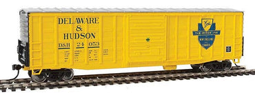 HO 50' Waffle-Side Boxcar - Delaware & Hudson #24053