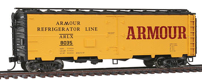 HO 40' Steel Meat Reefer - Armour ARLX #8035