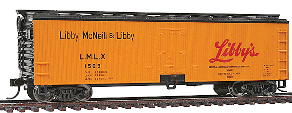 HO 40' Double Sheathed Reefer w/Steel Roof/Ends - Libby's LMLX #1626