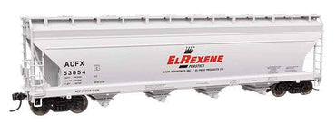 HO ACF 5250 4-Bay Centerflow Covered Hopper - El Rexene ACFX #54370