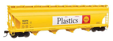 HO ACF 5250 4-Bay Centerflow Covered Hopper - Shell Chemical #5225
