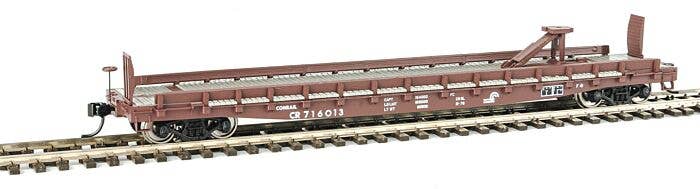 HO 53' GSC Piggyback Service Flatcar - Conrail #716013 (Late Hitch)