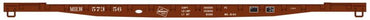 HO 53' GSC Piggyback Service Flatcar - Milwaukee Road #57356 (Late Hitch)