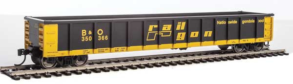 HO 53' Railgon Gondola - B&O #350366