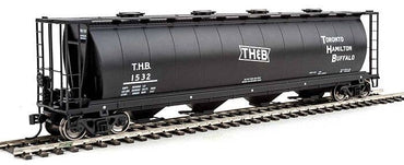 HO 59' Cylindrical Hopper, Round Hatches - Toronto, Hamilton & Buffalo #1532
