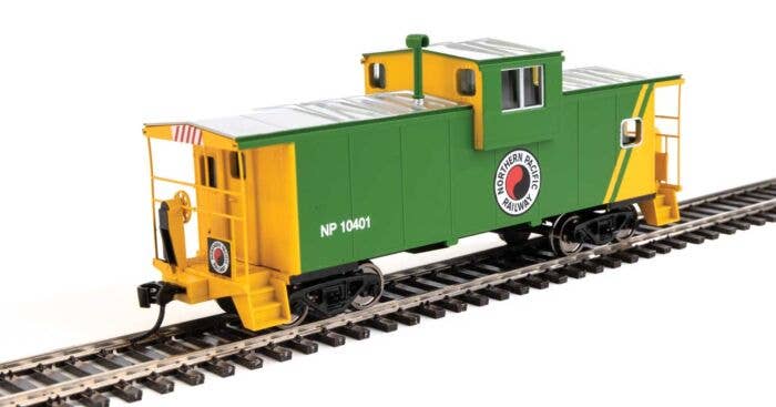 HO International Extended Wide-Vision Caboose - Northern Pacific #10401
