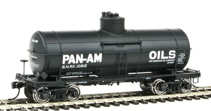 HO 32' Type 21 ACF 10,000 Gallon Tank Car - Pan-Am Oils SHPX #10812