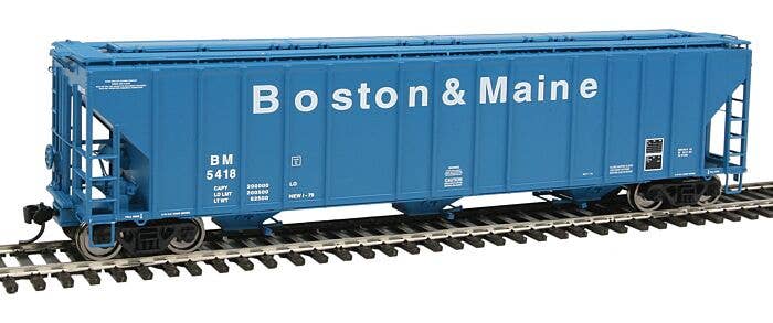 HO 55' Evans 4780 Covered Hopper - Boston & Maine #5418