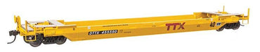 HO Gunderson Rebuilt AP 40ft Well Car: TTX DTTX #457019