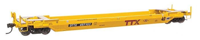 HO Gunderson Rebuilt AP 40ft Well Car: TTX (Railbox) DTTX #459212