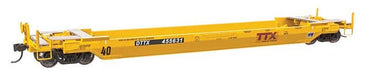 HO Gunderson Rebuilt AP 40ft Well Car: TTX (Patched) DTTX #457314