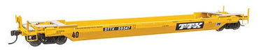 HO Gunderson Rebuilt AP 40ft Well Car: TTX (Old Logo) DTTX #59623