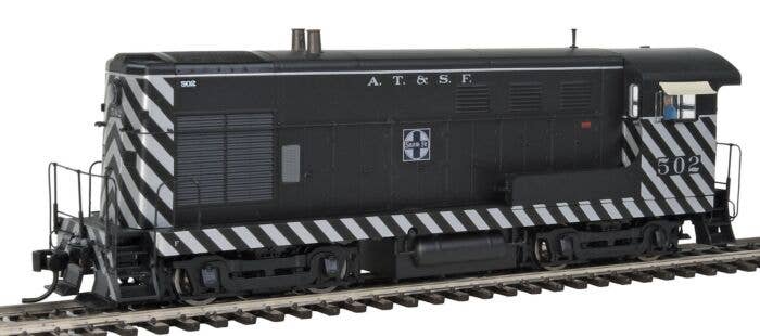 HO FM H10-44 (DCC/Sound): ATSF (Zebra Stripes) #502