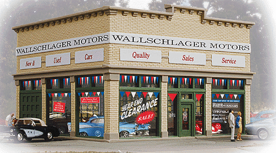 HO Wallschlager Motors -- Assembled