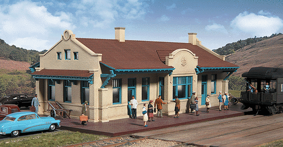 HO Mission-Style Depot -- Kit