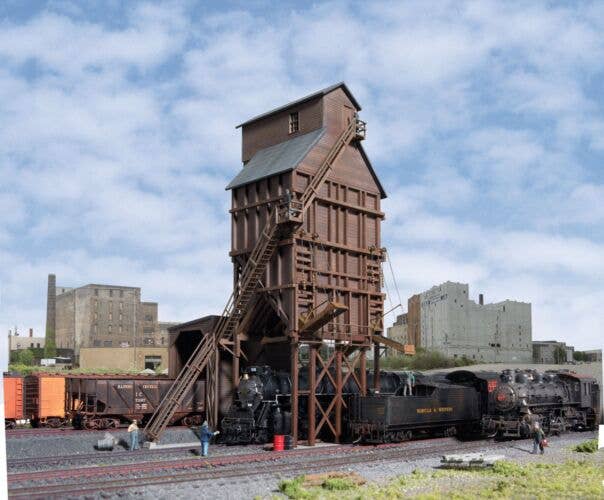 HO Wood Coaling Tower -- Kit