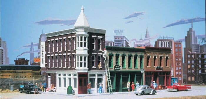 HO Merchant's Row II -- Kit