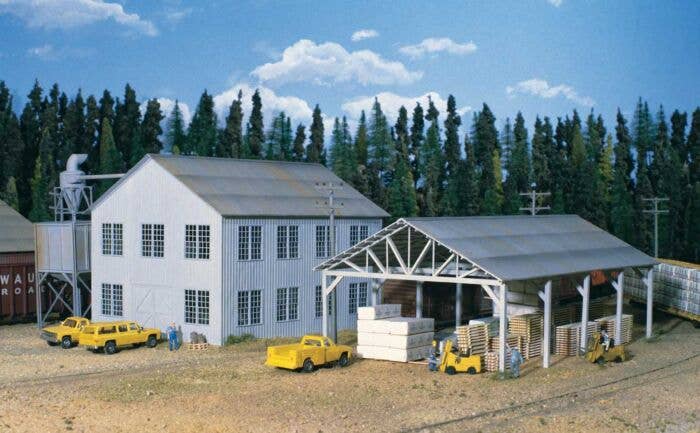HO Planing Mill and Shed -- Kit