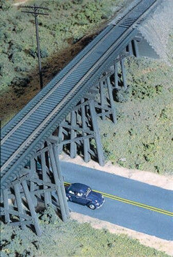 HO Trestle w/Deck Girder Bridge -- Kit