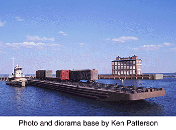 HO Railroad Car Float -- Kit