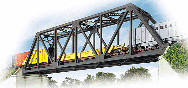 HO Single-Track Railroad Truss Bridge -- Kit
