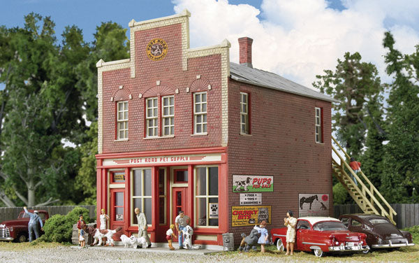 HO Post Road Pet Supply -- Kit