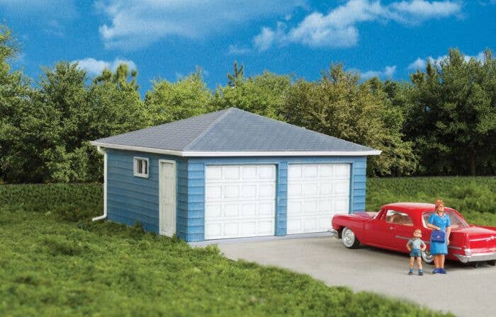 HO Two-Car Garage -- Kit