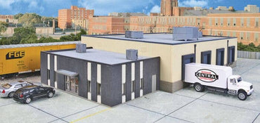 HO Central Beverage Distributors with Office Annex -- Kit