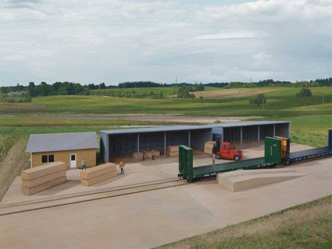 HO Modern Lumber Transload -- Kit