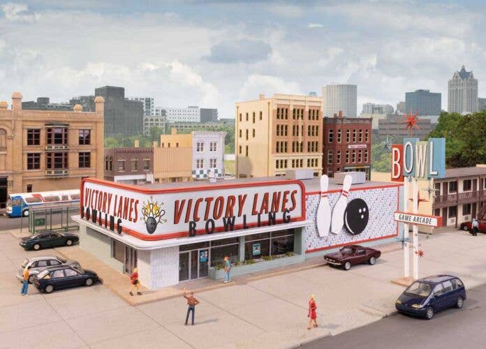 HO Vintage Bowling Alley -- Kit