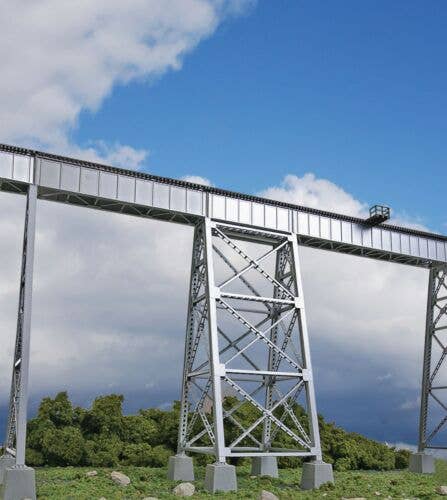 HO Steel Railroad Bridge Tower -- Kit