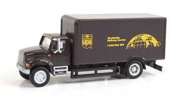 HO International 4900 Single-Axle Box Van: UPS (Bow-Tie)
