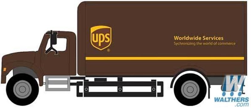 HO International 4900 Single-Axle Box Van: UPS (New Shield)